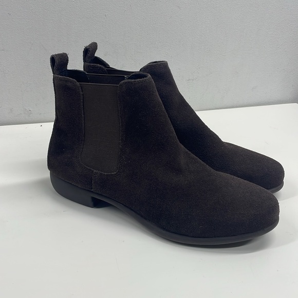 Aerosoles Women's Step Dance Suede Ankle Boots in Brown Size 7 - Picture 1 of 7